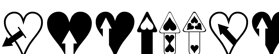 Hearts N Arrows Font Download Free